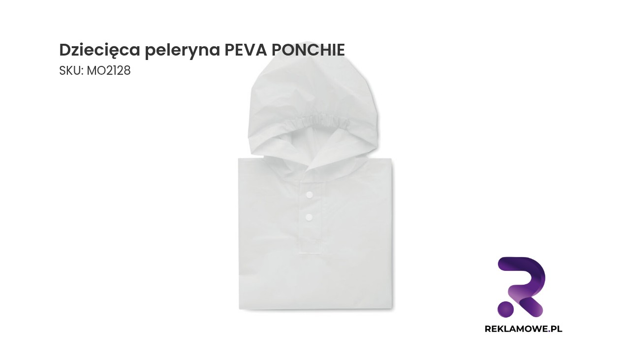 Dziecięca peleryna przeciwdeszczowa PEVA Ponchie w kolorowych wzorach