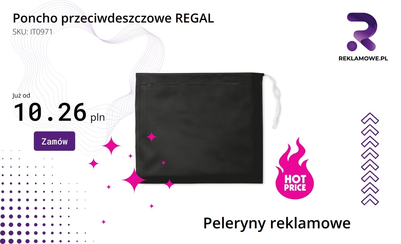 Poncho przeciwdeszczowe REGAL w eleganckim stylu