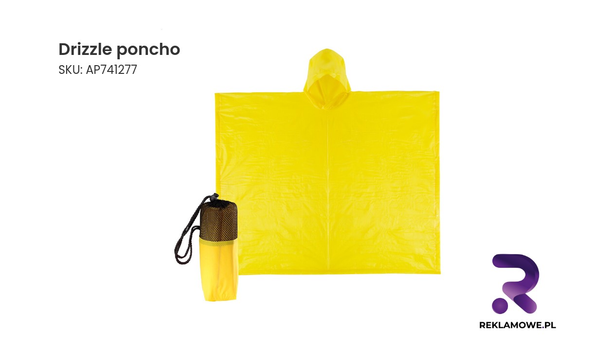 Drizzle poncho – lekkie ponczo przeciwdeszczowe