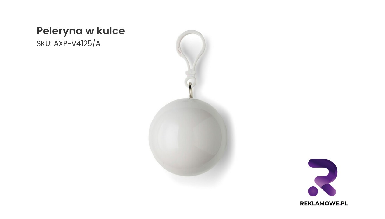 Peleryna w kulce Praktyczna peleryna w kulce idealna na deszczowe dni