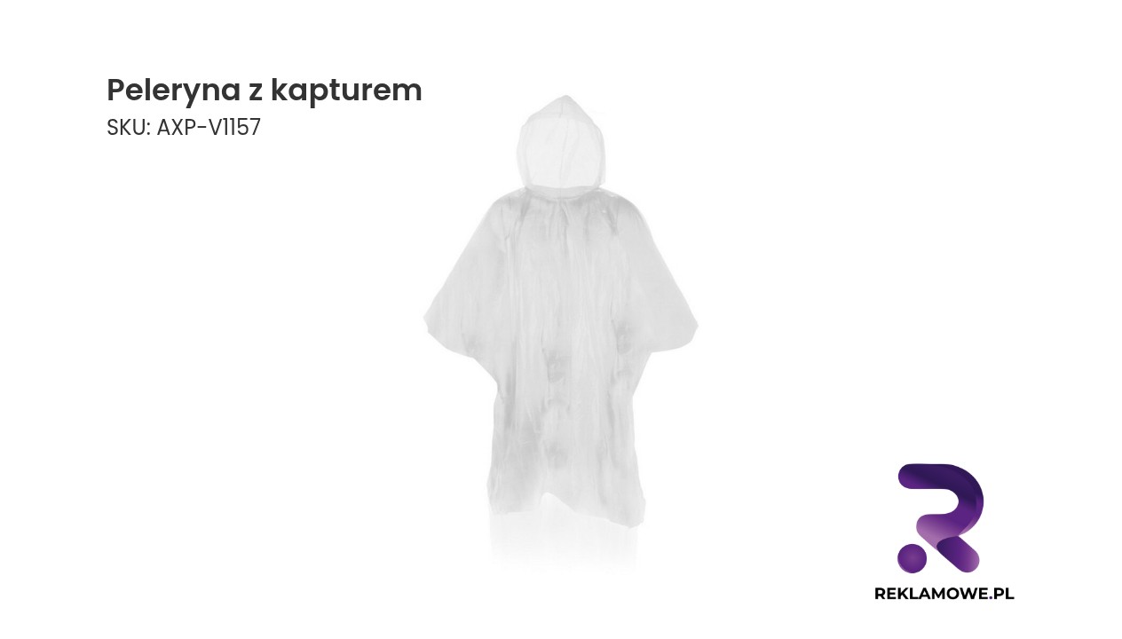 Peleryna z kapturem w eleganckim stylu