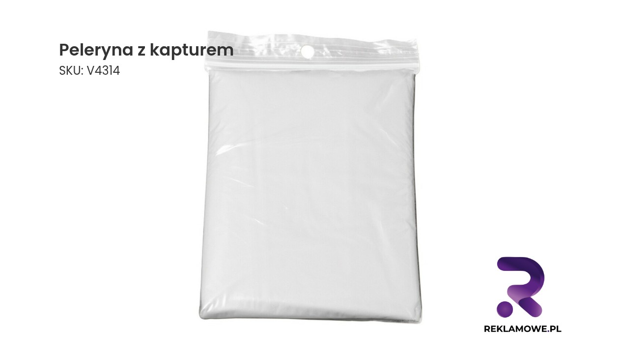 Peleryna z kapturem w kolorze czarnym