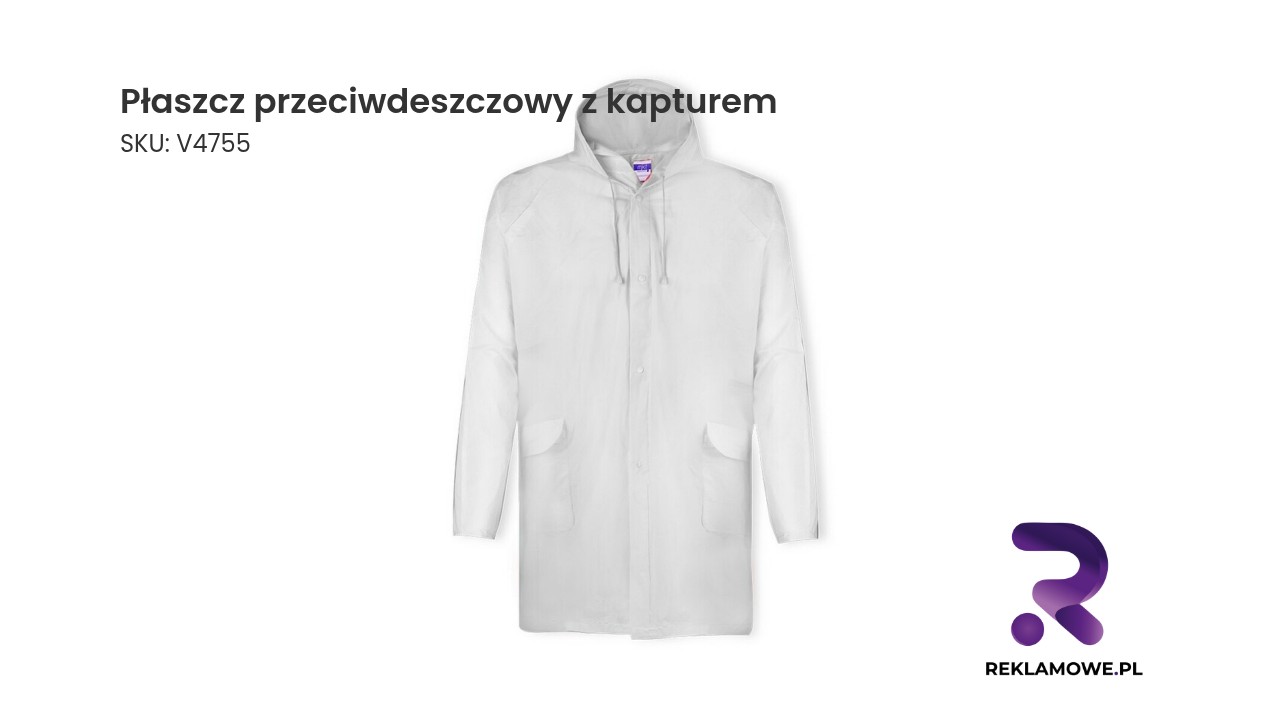 Płaszcz przeciwdeszczowy z kapturem