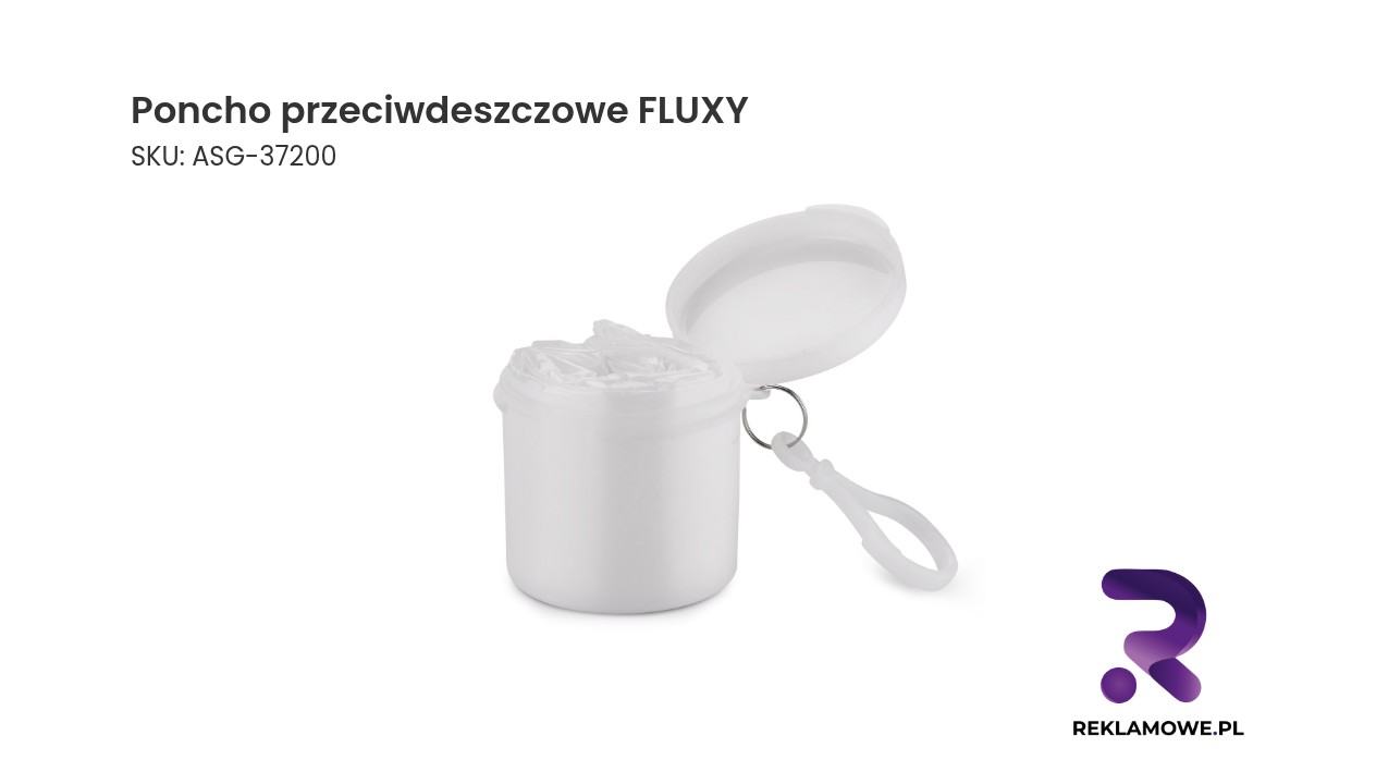 Poncho przeciwdeszczowe FLUXY - lekkie i wodoodporne poncho na deszcz