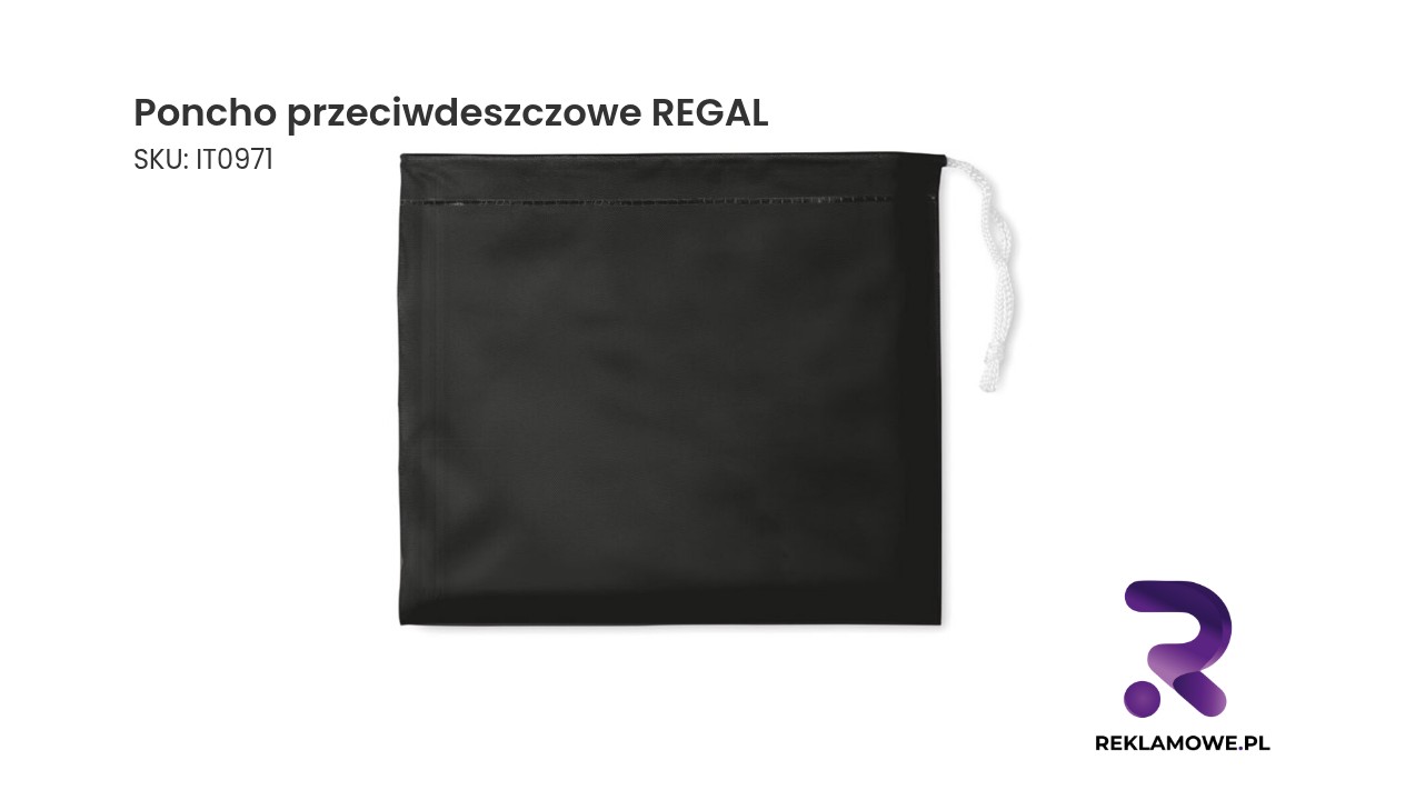 Poncho przeciwdeszczowe REGAL Poncho przeciwdeszczowe REGAL – lekkie i praktyczne poncho na deszcz